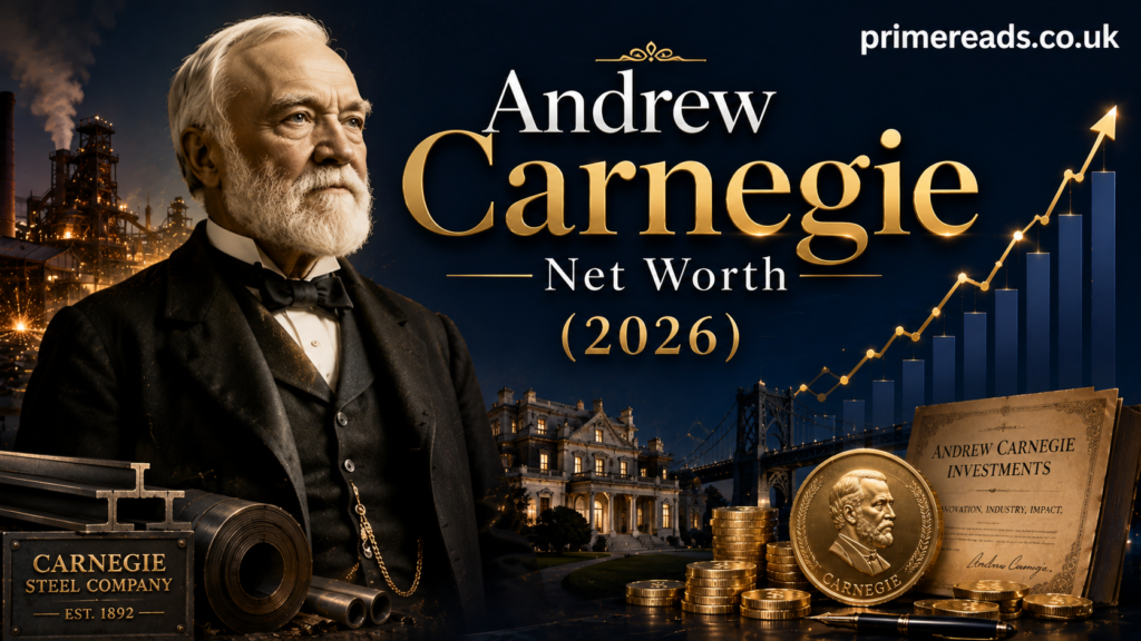 Andrew Carnegie Net Worth (2026): How the Steel Magnate Built One of History’s Greatest Fortunes